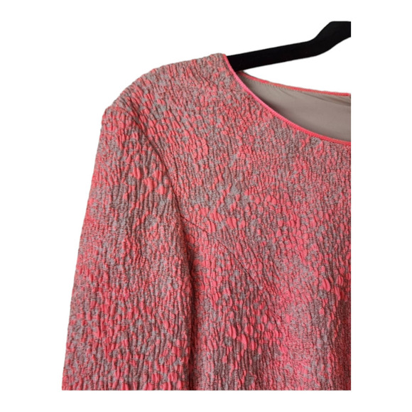 Shoshanna pink textured fitted cocktail dress size 6 - Picture 2 of 10